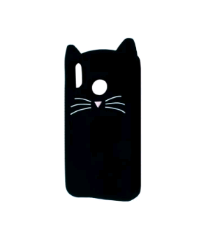 Накладка 3D Cat для Huawei P20 Lite чорна-0